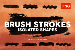 26 Ink Brush Strokes and A Huge Pack of Ink Shapes and Textures as PNG Files