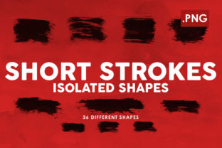 36 Short Strokes Ink Shapes: A Collection for Creative Designers