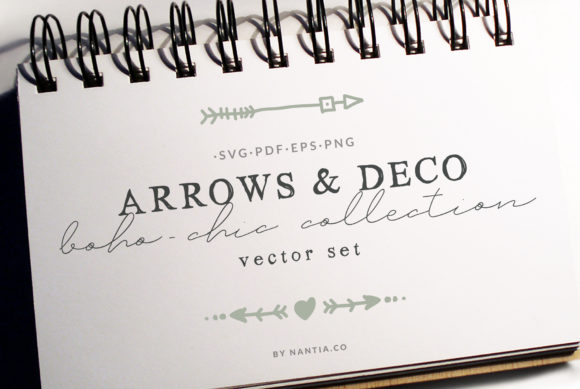 Boho-Chic Arrows Deco Vector Pack: A Versatile Tool for Creative Designers