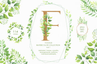Foliage Watercolor Collection Vol.1