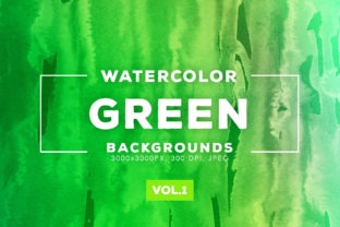 Green Watercolor Backgrounds – A Beautiful Collection for Creative Projects