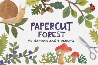 Papercut Forest Clip Art: A Creative Resource for Designers and Creators