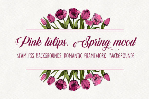 Pink Tulips. Spring Mood