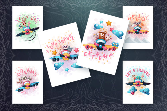 Set Fly Animals