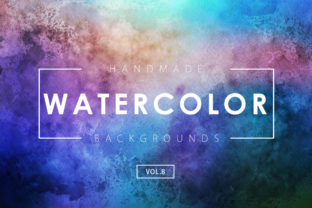 Watercolor Backgrounds 8: A Beautiful Collection for Creative Projects