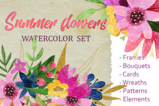 Watercolor Clipart Flowers
