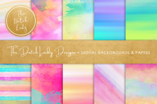 Watercolor Stripe Smear Backgrounds: A Creative Resource for Designers and Artists