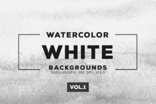 White Watercolor Backgrounds 1: A Beautiful Collection for Every Project